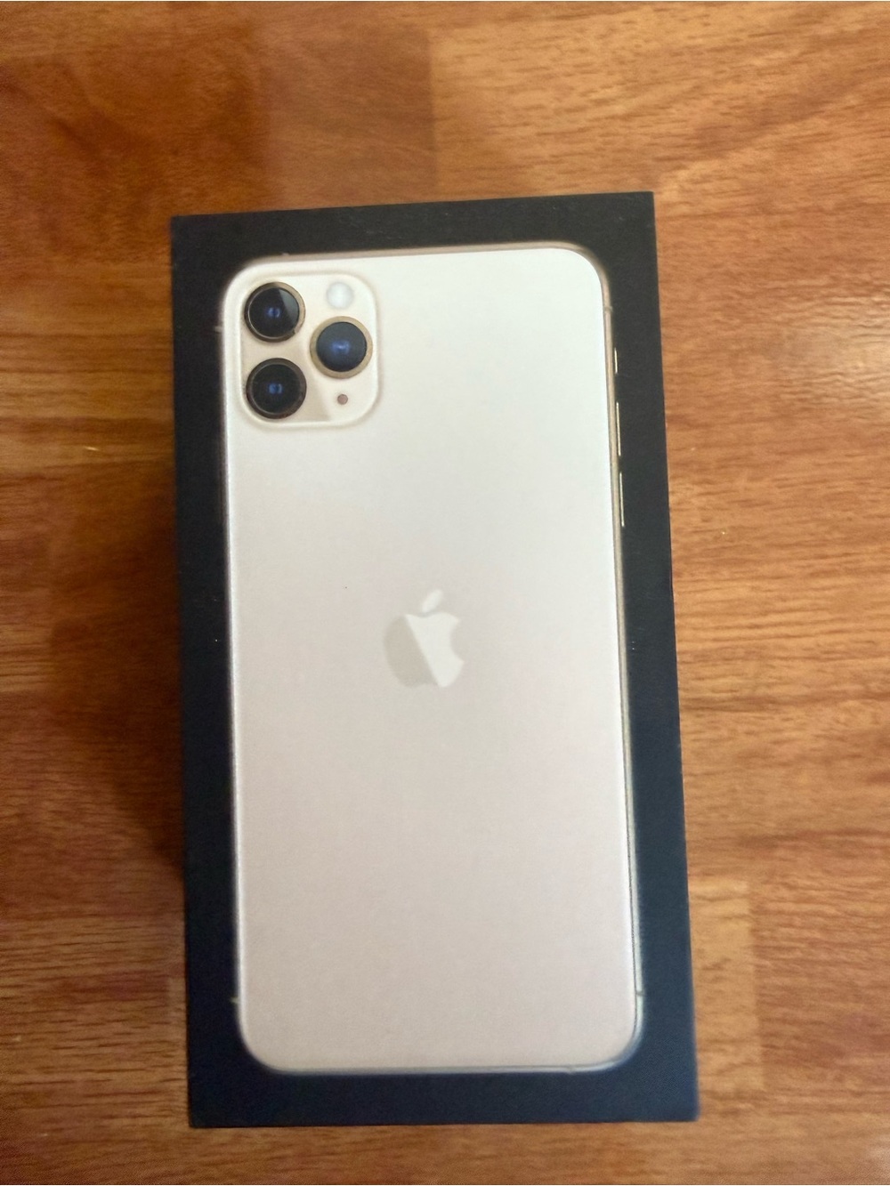 Apple iPhone (Gold) - Triple-Camera Smartphone only the case box